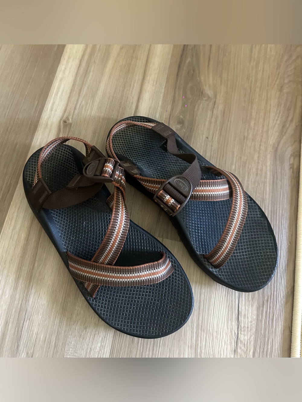 Chaco Z1 Unaweep Mens Sandals Trail Rust Vibram Sole J100429 Size 11 - Picture 2 of 5